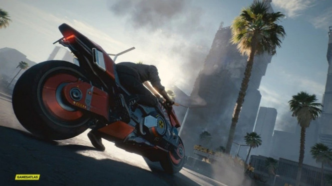 Motor di Cyberpunk 2077.