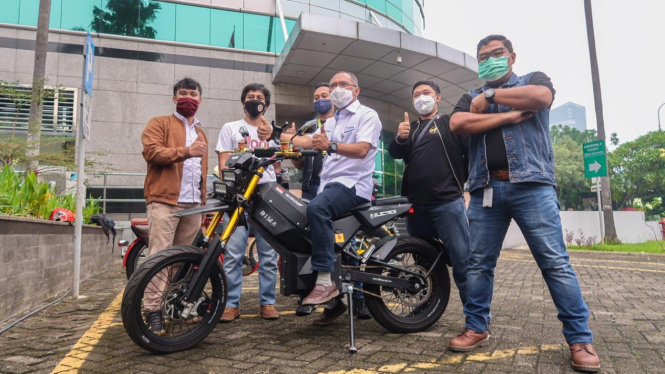 Motor listrik buatan anak bangsa ECR-3000 Bima Enduro