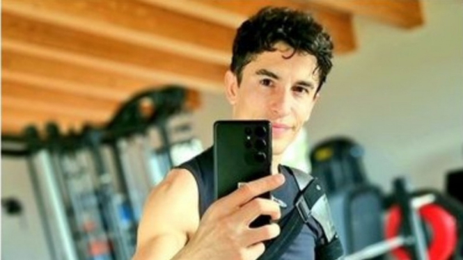 Marc Marquez Mulai Latihan. Foto: IG/@marcmarquez93