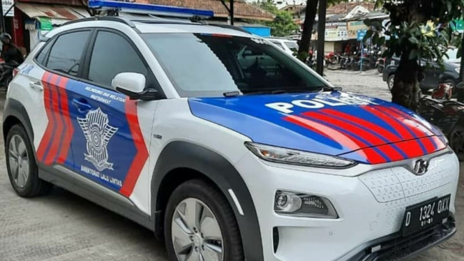 Mobil Patwal Hyundai Kona Electric