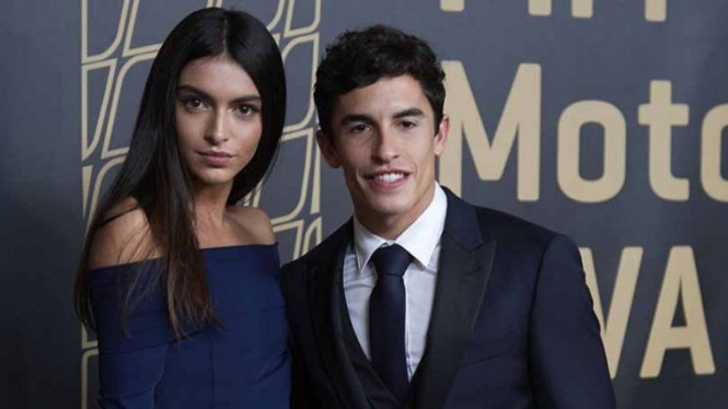 Marc Marquez dan Lucia Rivera