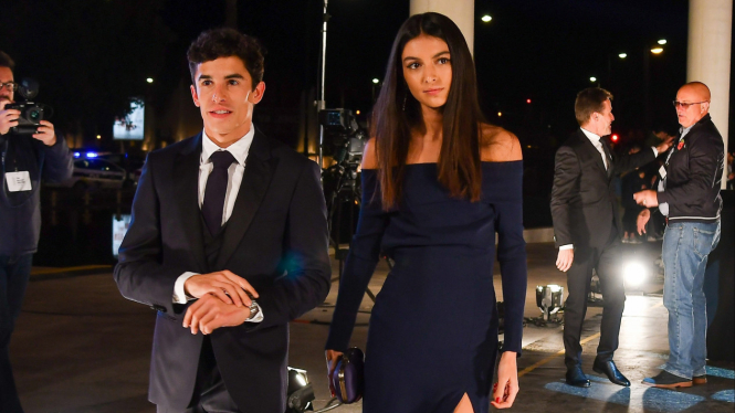Lucia Rivera dan Marc Marquez