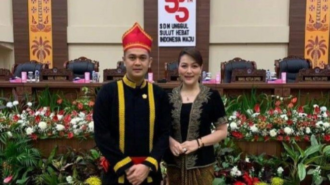 James Arthur bersama sang istri
