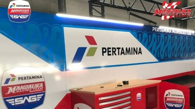 Pitbox Pertamina Mandalika SAG Team