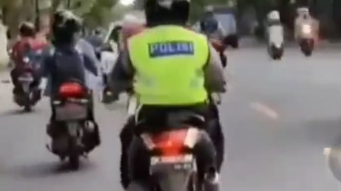 Yamaha NMAX Polisi pakai knalpot racing