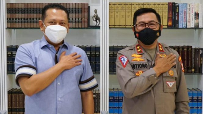 Bambang Soesatyo terima kunjungan Kekorlantas, Irjen Pol Istiono