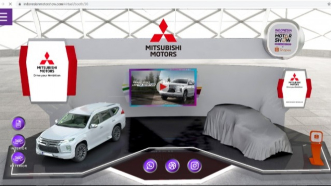 Mitsubishi di pameran IIMS virtual 2021