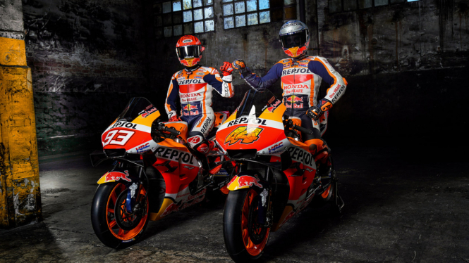 Motor Marc Marquez dan Pol Espargaro resmi diperkenalkan