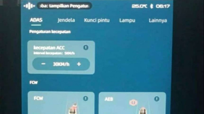 Teknologi semi autonomous di Wuling Almaz baru