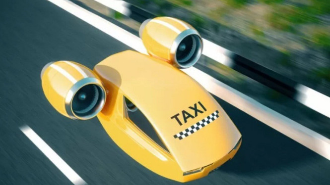 Ilustrasi Taksi Terbang. Foto: Reuters.