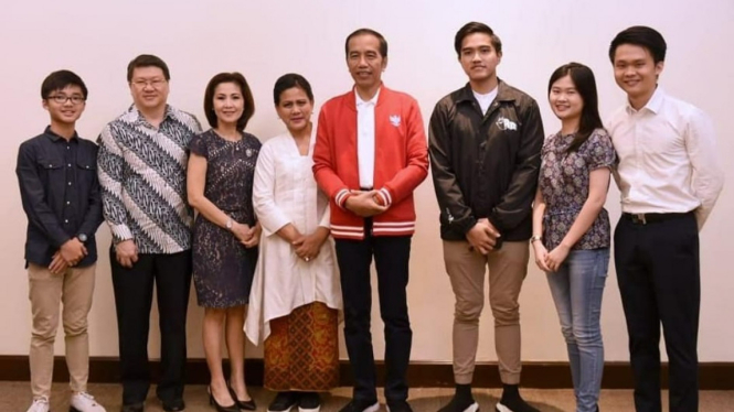Keluarga besar Kaesang dan Felicia Tissue