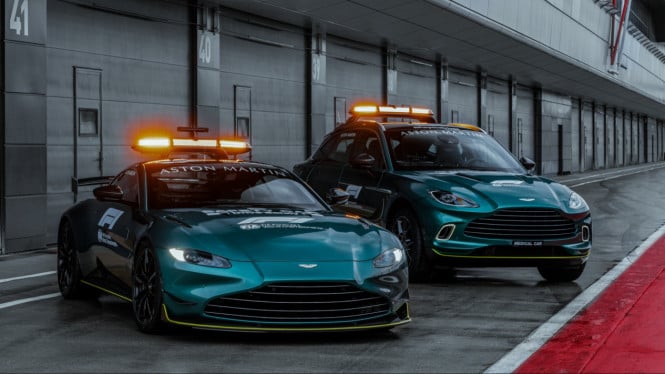 Aston Martin jadi mobil keselamatan dan medis di F1 2021