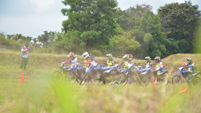 Kegiatan Yamaha Media Off-Road School Experience. Foto: YIMM.