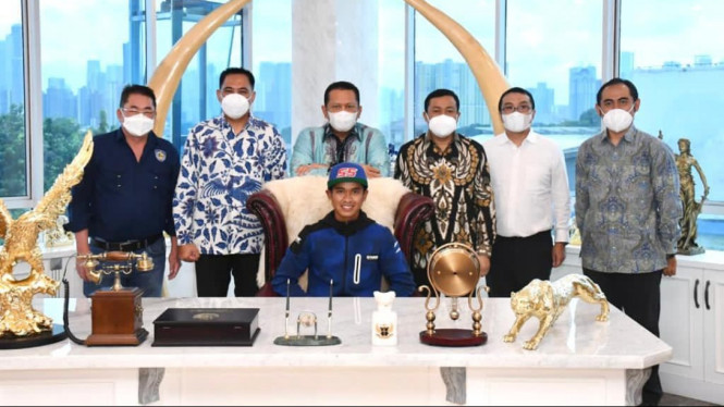 Galang Hendra ketemu Bamsoet