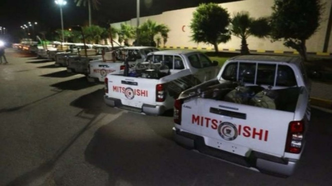 Mitsubishi Triton di Libya