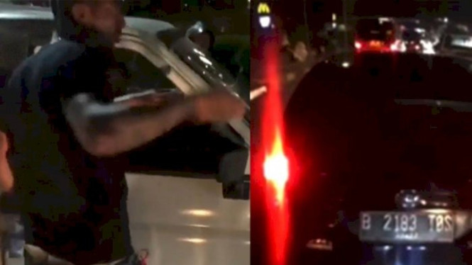 WNA Pukuli Sopir Pikap di Jakarta Timur. Foto: IG.