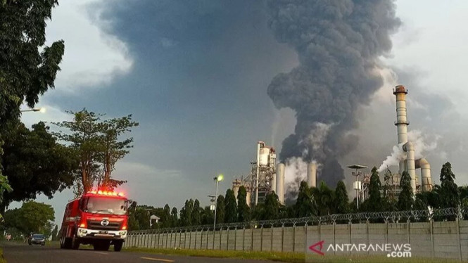 Kilang Balongan Terbakar
