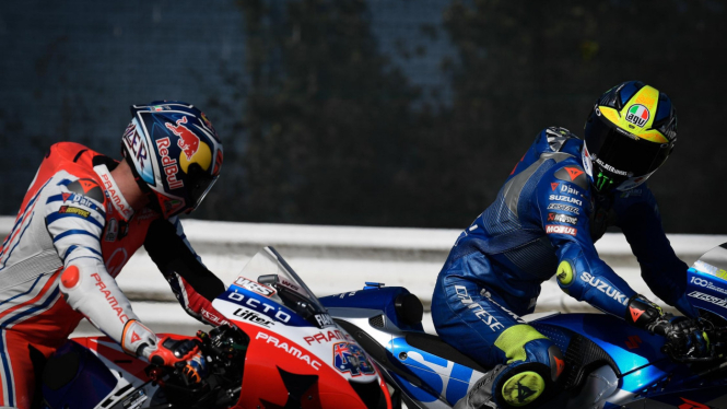 Jack Miller dan Joan Mir. Foto: Twitter MotoGP.