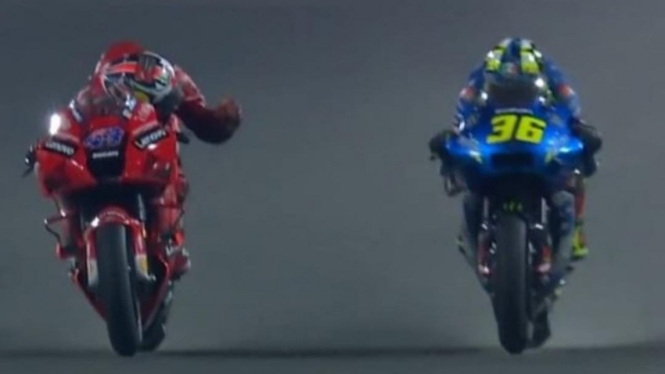 Jack Miller dan Joan Mir. Foto: Twitter MotoGP.