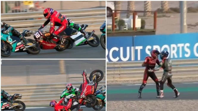 Jeremy Alcoba dan John McPhee Berantem. Foto: Crash