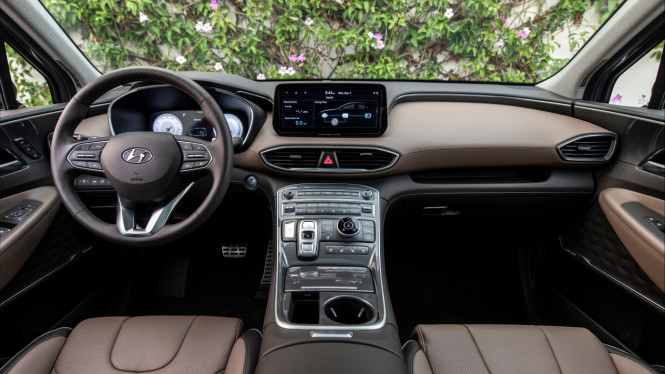 Interior New Hyundai Santa Fe 2021
