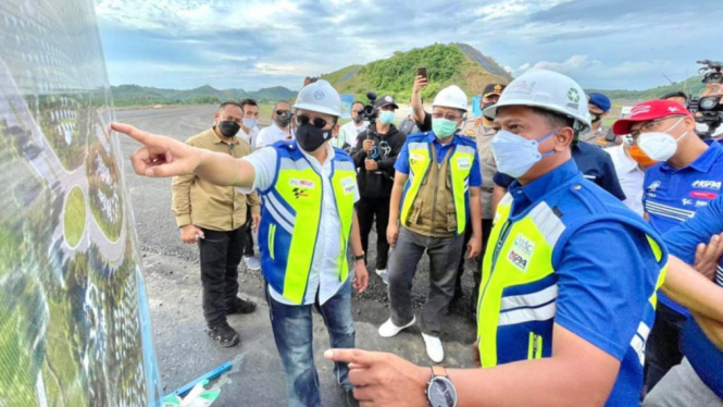 Bambang Soesatyo dan Dorna cek Sirkuit Mandalika