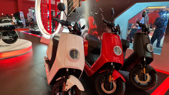 Motor Listrik NIU di IIMS 2021. Doc. Utomocorp.