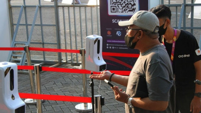 Protokol kesehatan di IIMS 2021