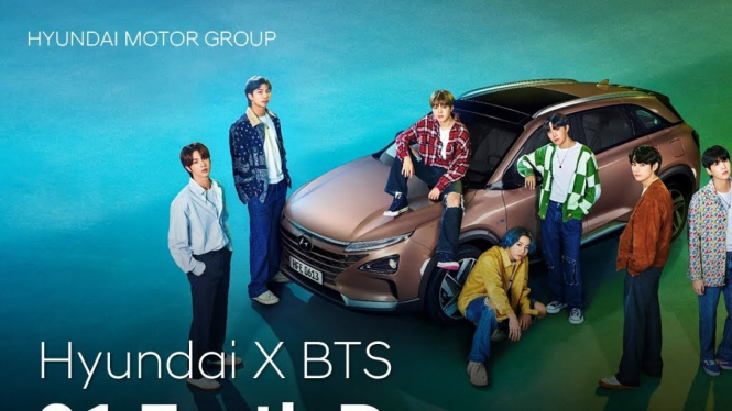 Hyundai x BTS. Foto: Hyundai.