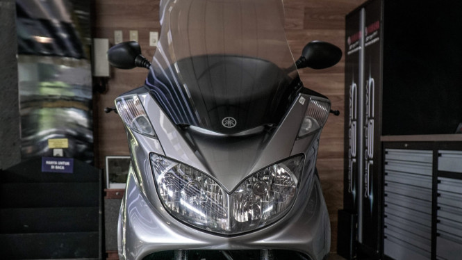 Yamaha Majesty 400 mejeng di diler