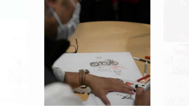 Ridwan Kamil Pamer Desain Gesits. Foto: IG.
