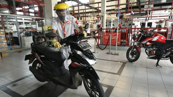 Bengkel AHASS siaga Mudik