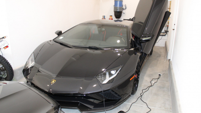 Lamborghini sitaan polisi