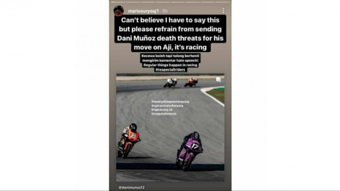 Mario Suryo Aji instagram