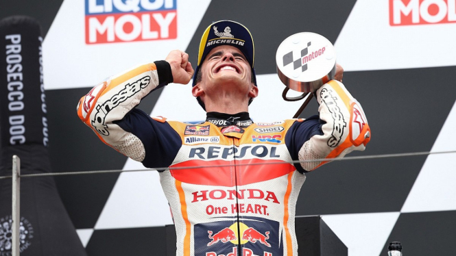 Marc Marquez di MotoGP Jerman. Foto: Autosport.