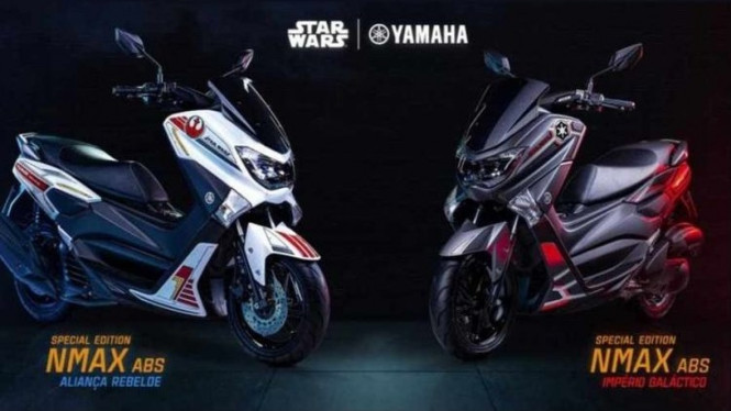 Yamaha NMax edisi Star Wars. Foto: Visordown.