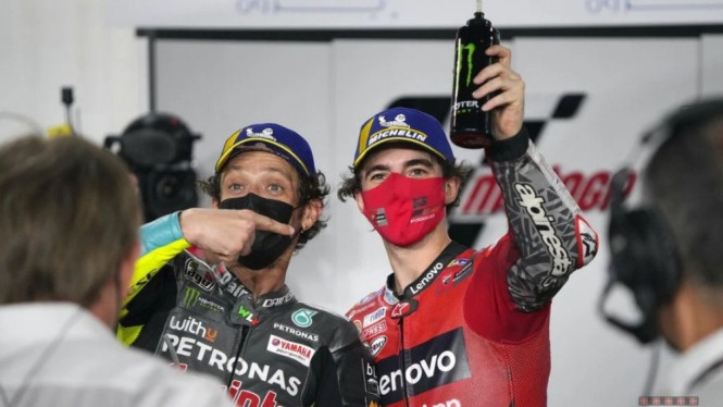 Rossi dan Bagnia. Foto: GPOne.