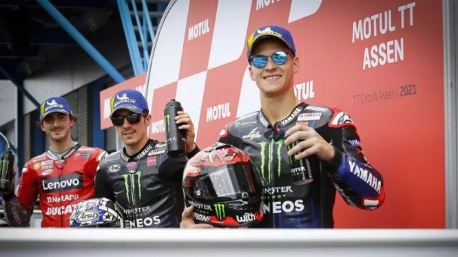 Pembalap di kualifikasi MotoGP Assen. Foto: MotoGP.