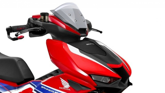 Render Honda Supra GTR Fireblade. Foto: Julak Design.