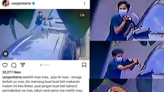 Mobil Ussy Sulistiawty Kaca Spionnya Dicuri Orang