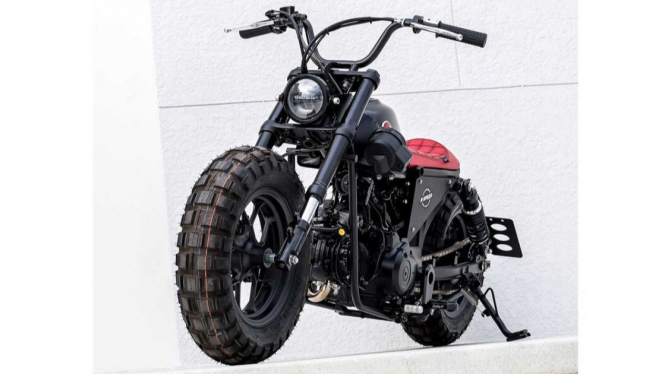 Honda Monkey dimodif jadi Bobber