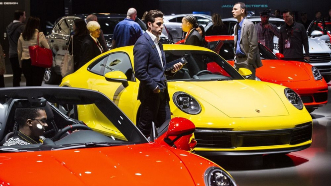 New York Auto Show. Foto: Bloomberg.