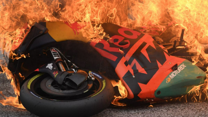 Motor Dani Pedrosa di MotoGP Styria