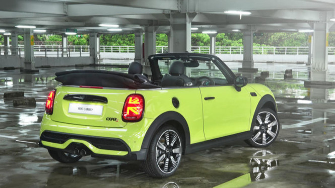 The new Mini cabrio