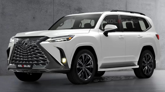 Desain digital Lexus LX 570 terbaru