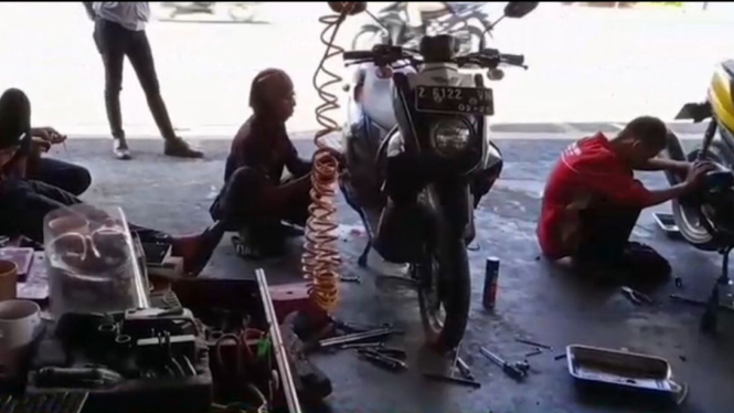 Peserta Federal Oil Mechanic Contest 2021