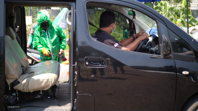 Disinfektan Mobil. Foto: Ist.