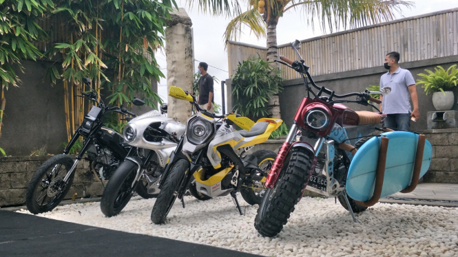 Motor custom Yamaha Built Yard
