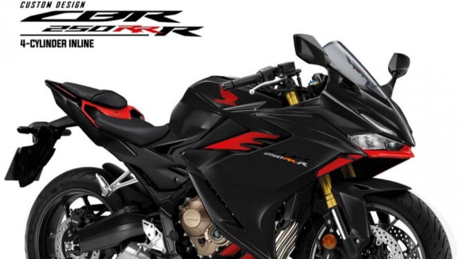 Desain digital Honda CBR250RR 4 silinder