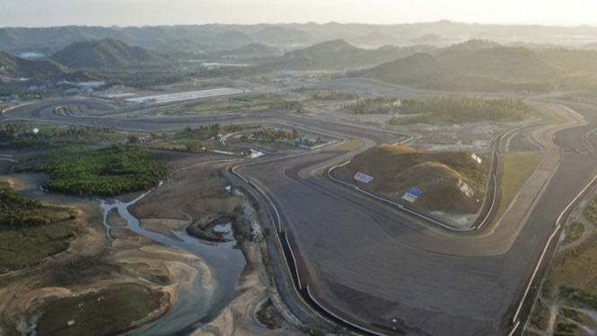 AntaraFoto: Sirkuit Mandalika untuk MotoGP Indonesia